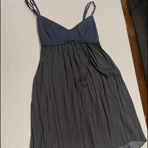 Zara black and navy blue high low dress us size small